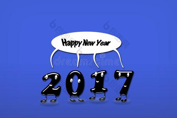 2017年度动画数字贺新年
