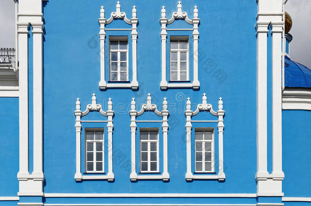 建筑的建筑学艺术蓝色建筑
