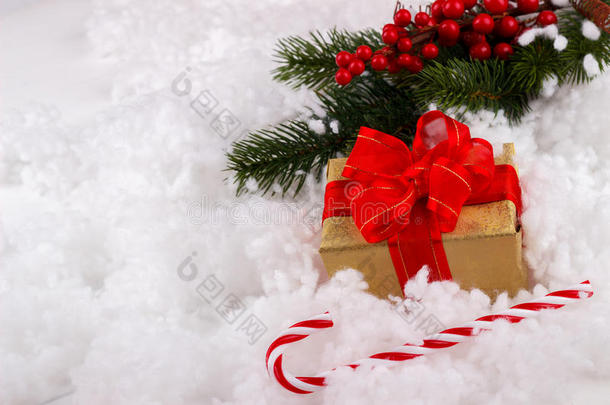 雪地圣诞礼盒
