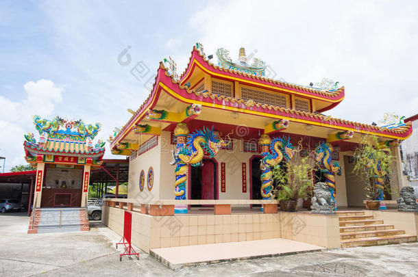 关羽中国神社位于南市塔夸帕区