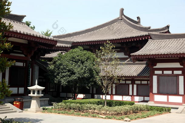 <strong>大雁塔</strong>，中国传统建筑，西安