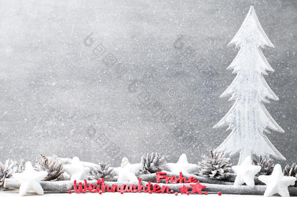 复古风格的圣诞背景。 贺卡。 红色字母