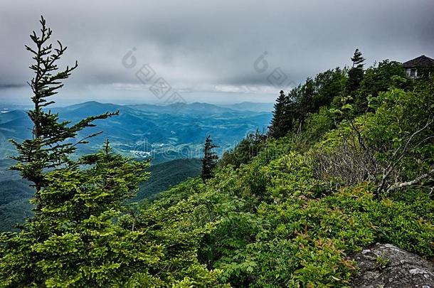 沿着阿巴拉契亚卡洛威伟大的山