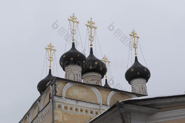 圣德米特<strong>里奥斯</strong>教堂的穹顶在普<strong>里</strong>卢茨克纳沃洛克沃洛格达