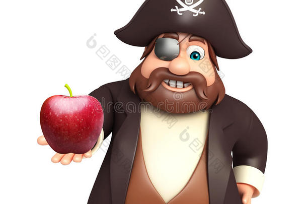 苹果海滩骨头海盗船长
