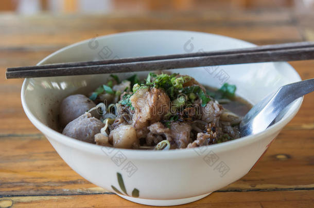 泰国牛肉面汤