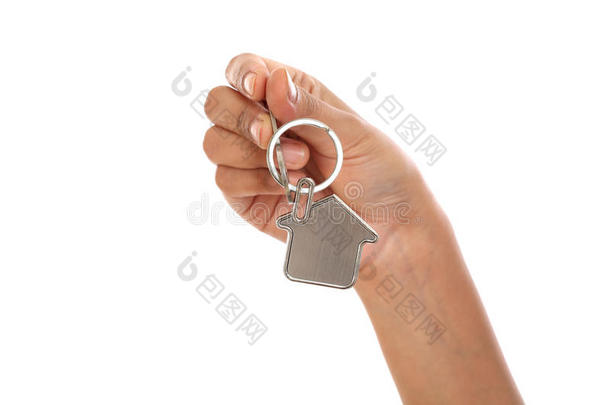 给房子钥匙一个钥匙链房子的形状