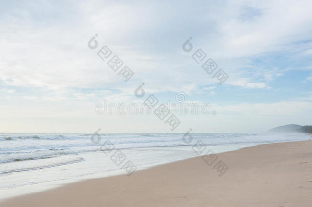 美丽的风景，夏天的大海和沙滩