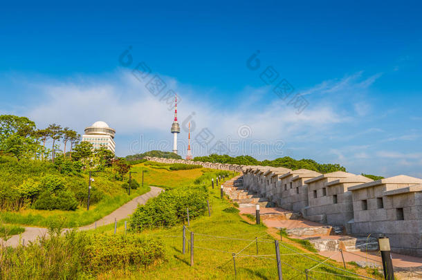 亚洲城市城市景观韩国韩国人