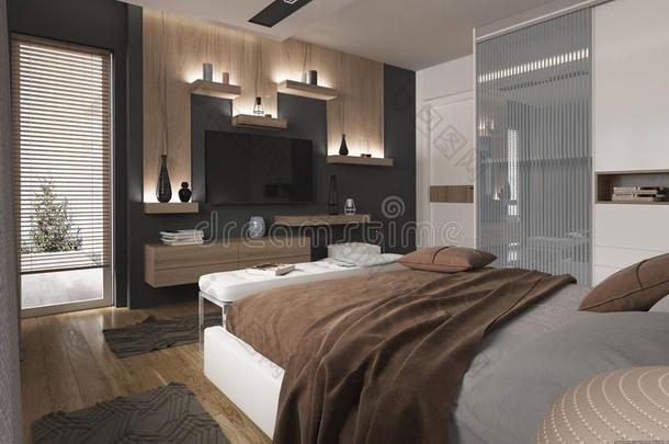3dsmax系列卧室当代的光晕设计