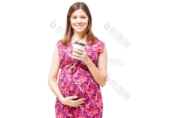 在怀孕期间享受一些咖啡