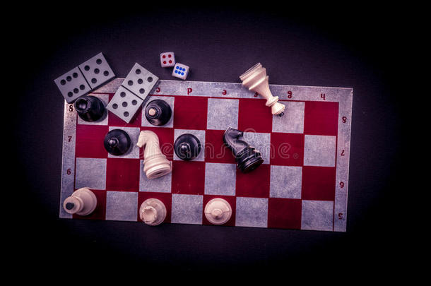 娱乐背景板跳棋国际象棋