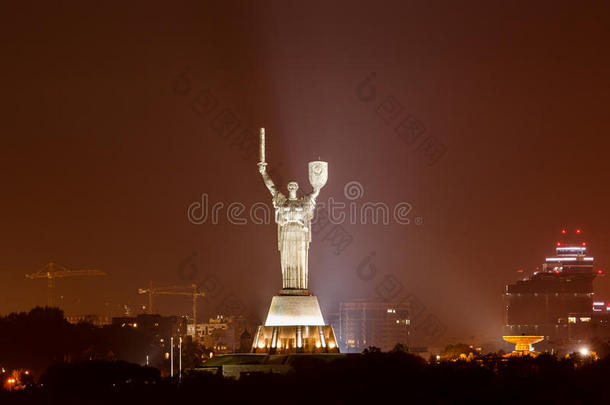 乌克兰基辅的祖国雕像