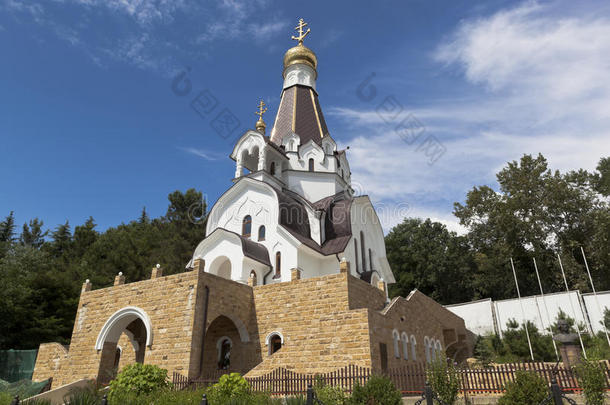 圣义战士费奥多尔·乌沙科夫在索契的<strong>渡假</strong>村库德普斯塔的教堂