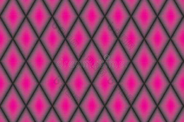 抽象几何图案。 对角线背景。 抽象钻石装饰品。 粉红色菱形纹理