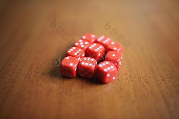 板棋盘游戏机会立方体骰子