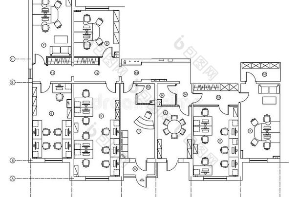 公寓器具建筑的建筑学基本的