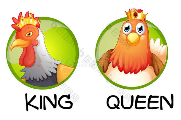 <strong>鸡</strong>是国王和王后