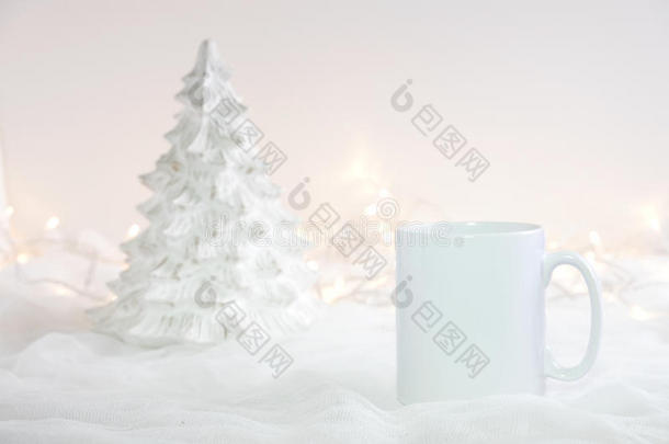 空白的圣诞节咖啡杯子习俗