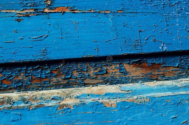 深蓝色旧木制抽象背景