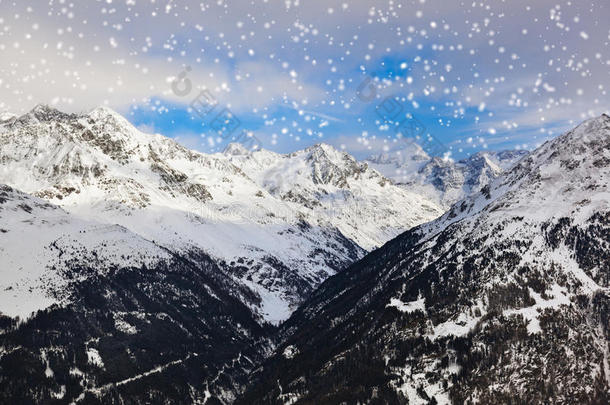 奥地利索尔登山地滑雪场