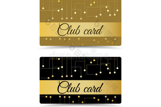 俱乐部卡。 俱乐部贵宾卡。 设置俱乐部卡，礼品卡。