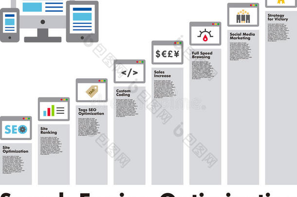 搜索引擎优化信息图
