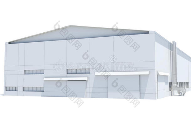 机场建筑学空白的蓝图建筑