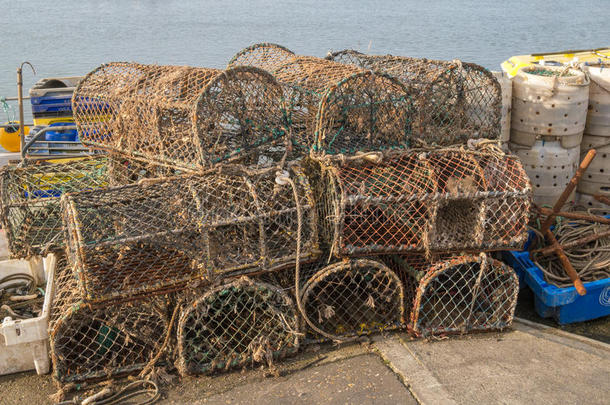 篮子海岸设备钓鱼渔业