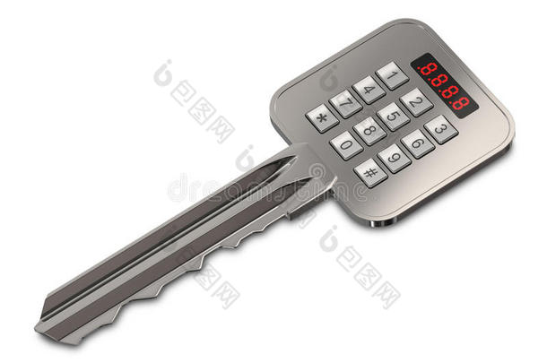 电子，数字键与数字键盘输入密码。