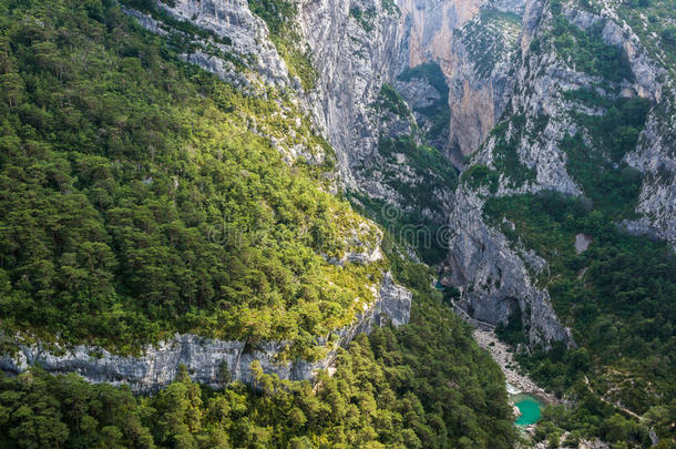 天线阿尔卑斯山吸引力峡谷裂口