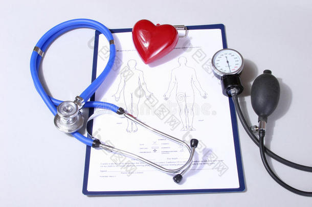 空白的心脏的心脏病学家心脏病学照顾