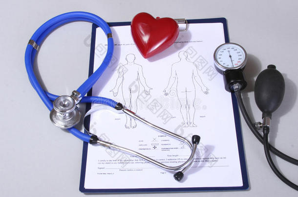 空白的心脏的心脏病学家心脏病学照顾