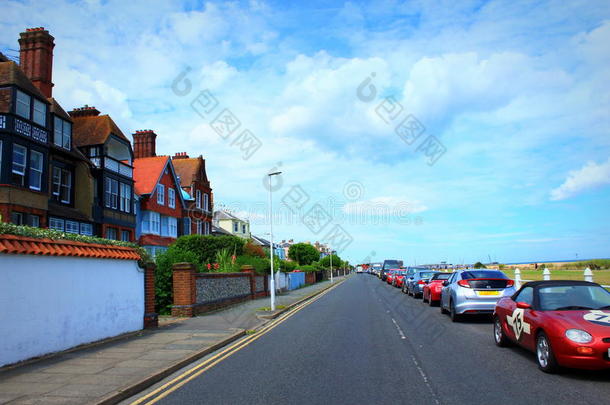 英格兰沃尔默肯特海滩街景