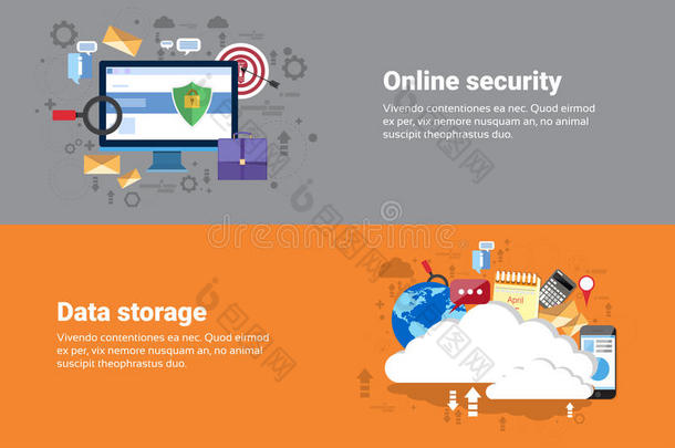 云计算数据库存储服务，在线安全数据保护，Web技术横幅