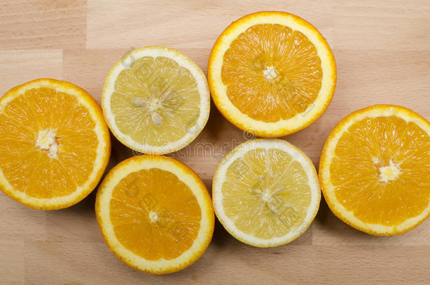 柳橙柠檬片