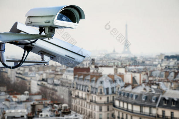 中央电视台监控系统巴黎屋顶