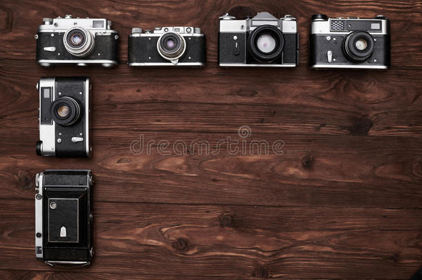 古董黑色照相机颜色设计