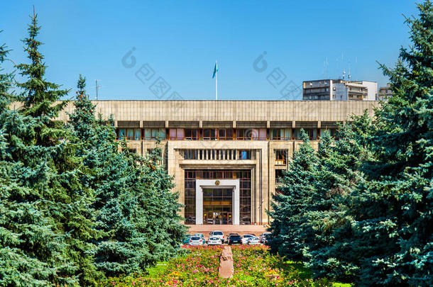 阿拉木图市中心行政大楼-哈萨克斯坦