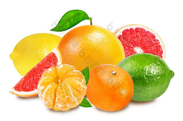 柑橘类水果（橘子、柚子、石灰、柠檬）分离