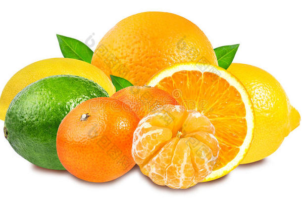 柑橘类水果(<strong>橘子</strong>、<strong>橘子</strong>、石灰、柠檬