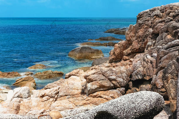 泰国南部的海滩Chaloklum岛，KohPangan，Suratthani