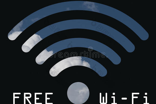 免费wifi标志