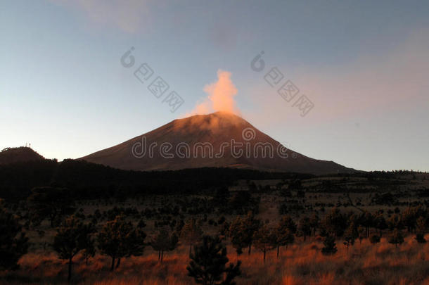 墨西哥活波波塔佩特火山
