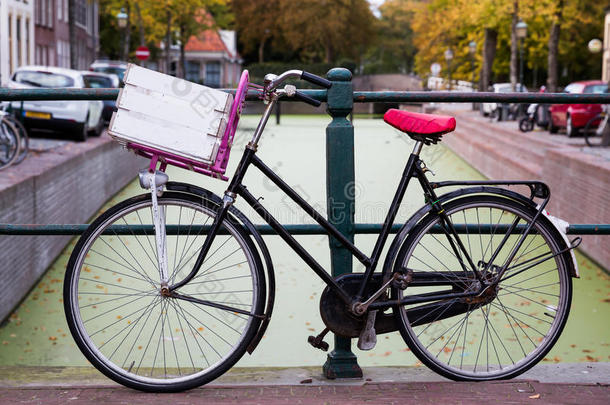 篮子自行车运河城市机箱