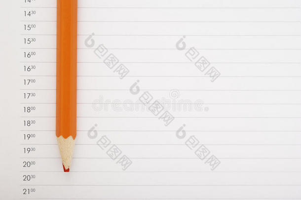 愚蠢的橙色铅笔