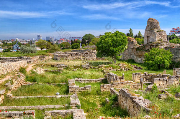 切尔索尼索斯古城的遗迹