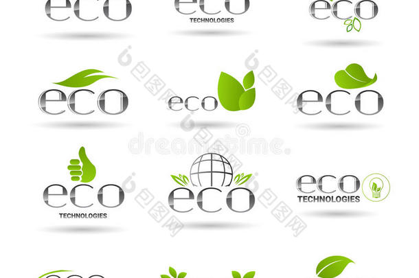 环保有机天然<strong>产品</strong>网页图标设置<strong>绿色标志</strong>