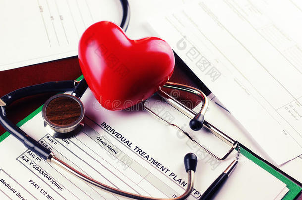 心脏病专家听诊器纸保险