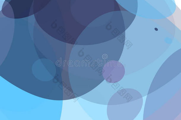 抽象的彩色背景，有不同大小和形状的气泡。 矢量